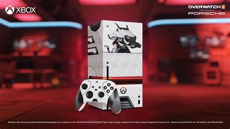 Overwatch 2 and Porsche Xbox Series X Custom Console and Controller.